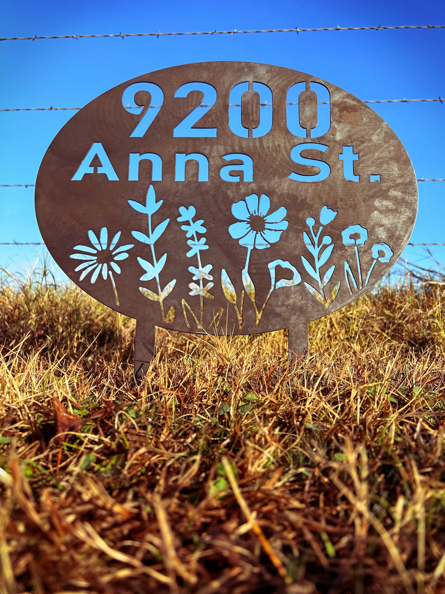 Address Yard Sign
