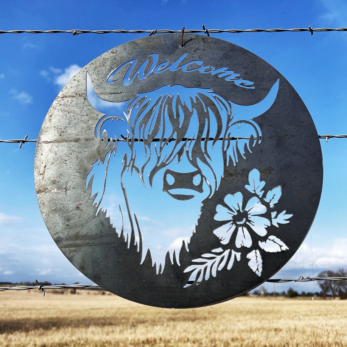 Highland Cow Welcome