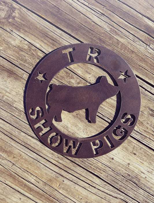 Show Pig Sign